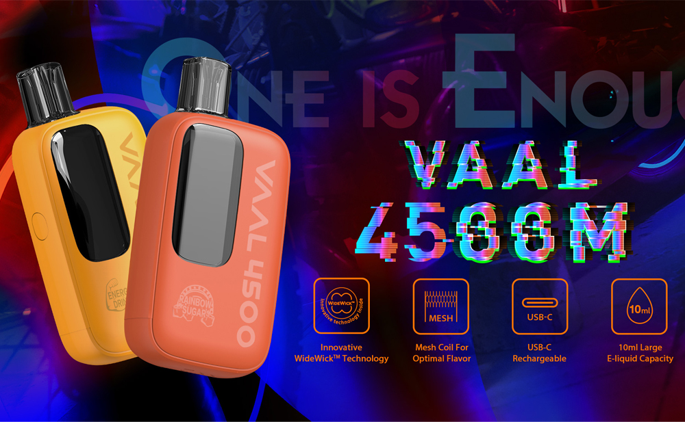 VAAL 4500 synthetic rechargeable disposable vape pen in eleaf us