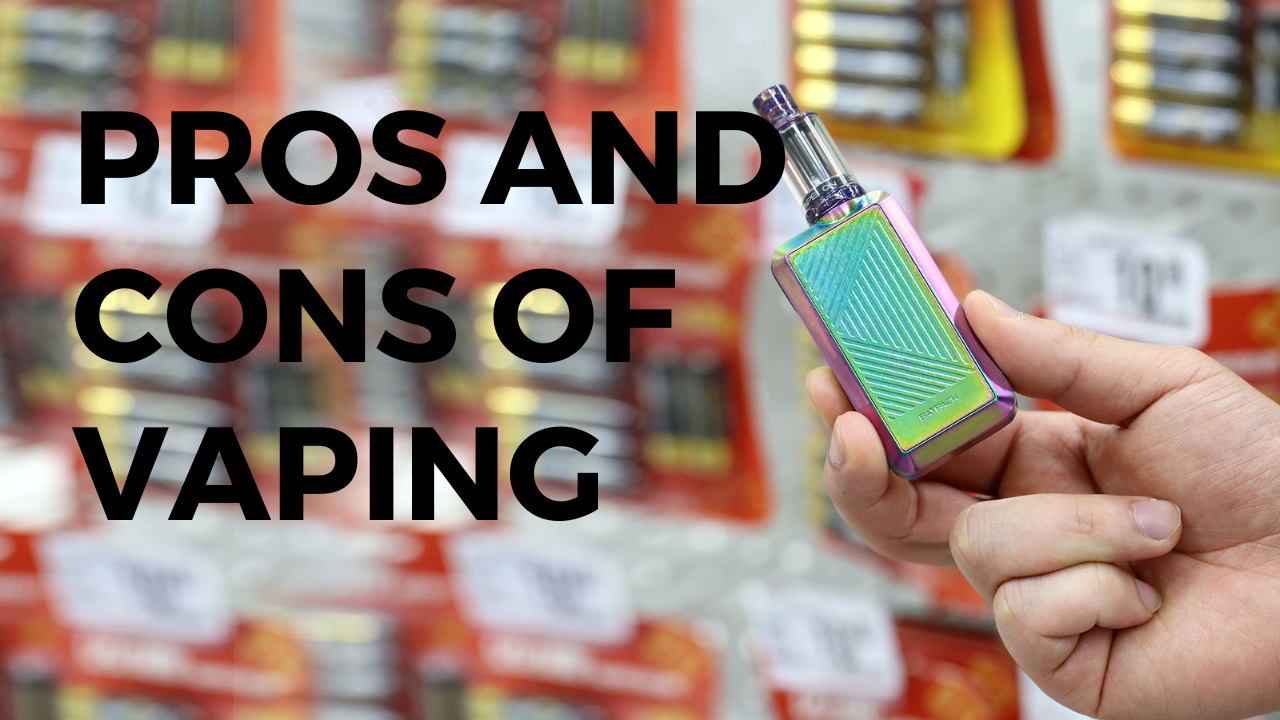 pros and cons of vaping compared with smoking by eleaf us vape shop